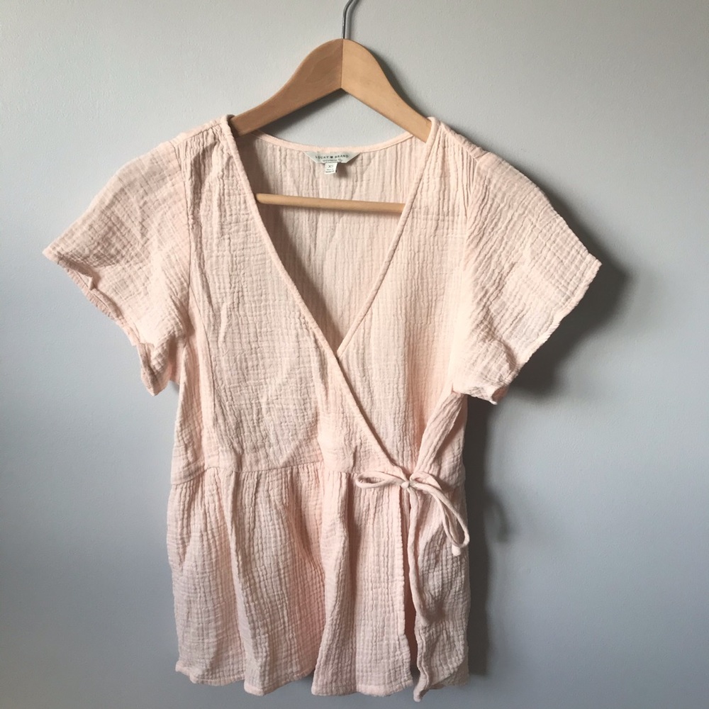 🏴Lucky Brand wrap top